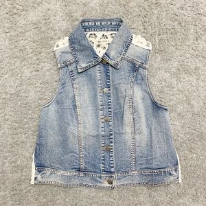 NWOT Indigo Thread Co  jeans Vest size S